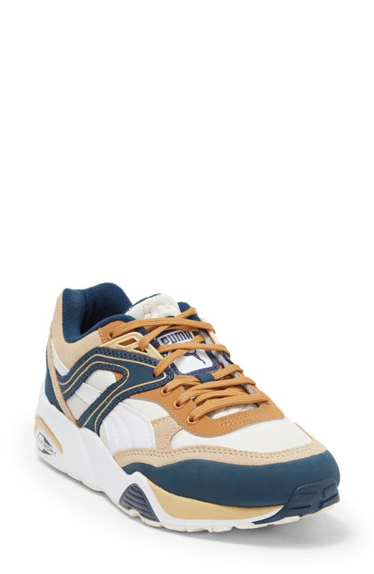 Puma R698 Il Low-top Sneakers In Pristine/ Marine Blue