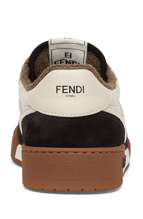 Shop Fendi Ff Match Sneaker In Nero/milk/nero