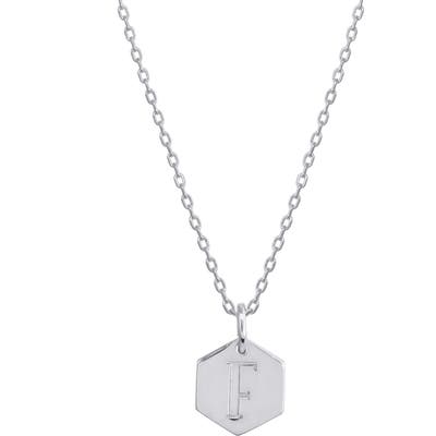 Stella + Ruby Monogram Initial Pendant Necklace