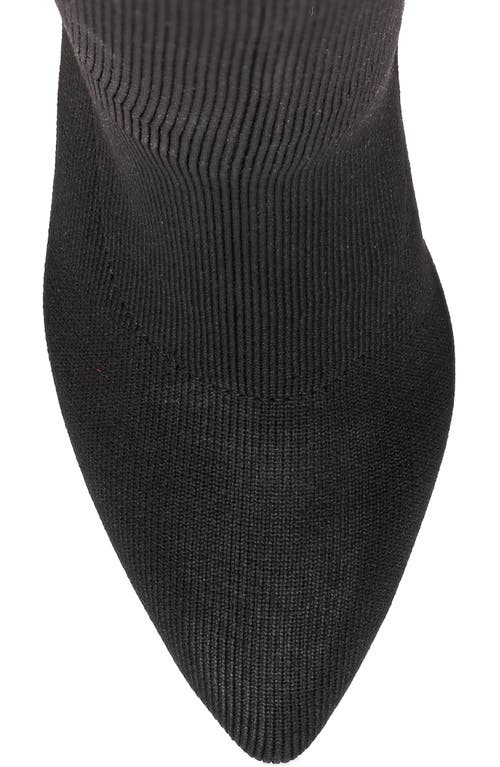 Mia Camera Knit Over-the-knee Boot In Black
