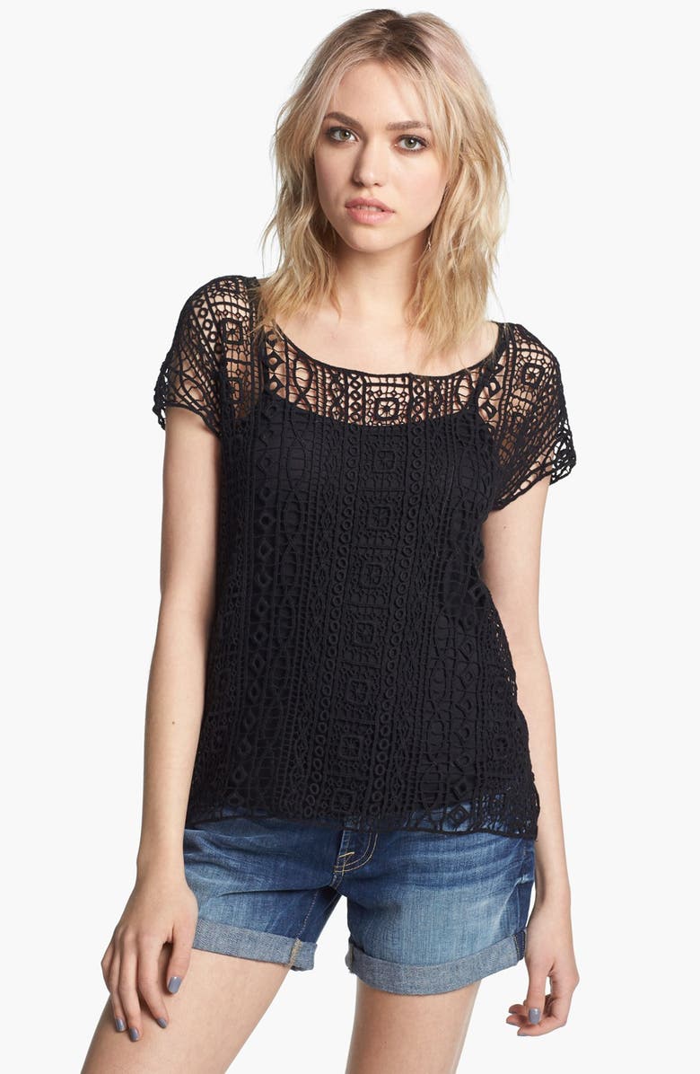 Ella Moss 'Hailee' Embroidered Top | Nordstrom