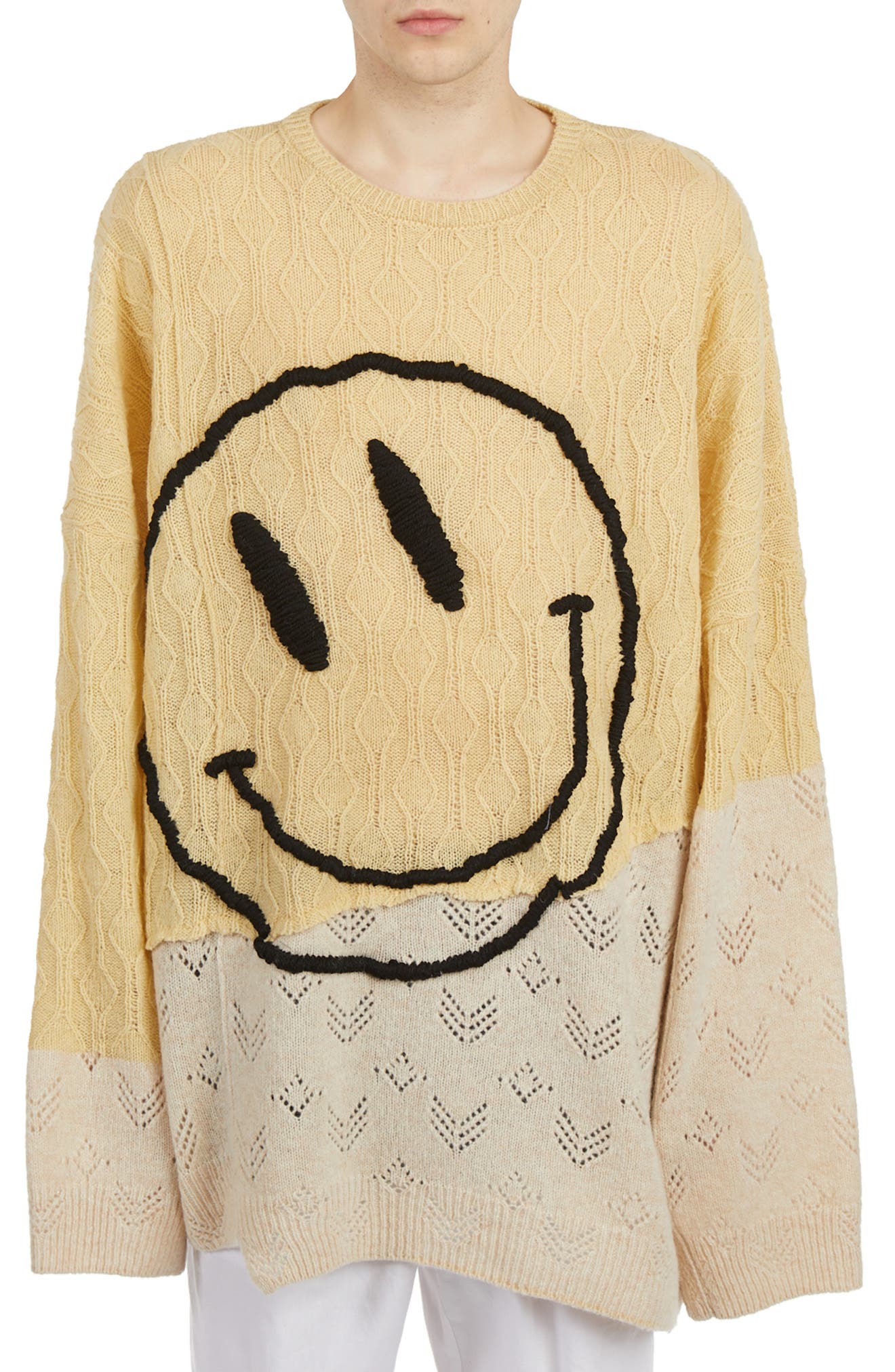 smiley face sweater