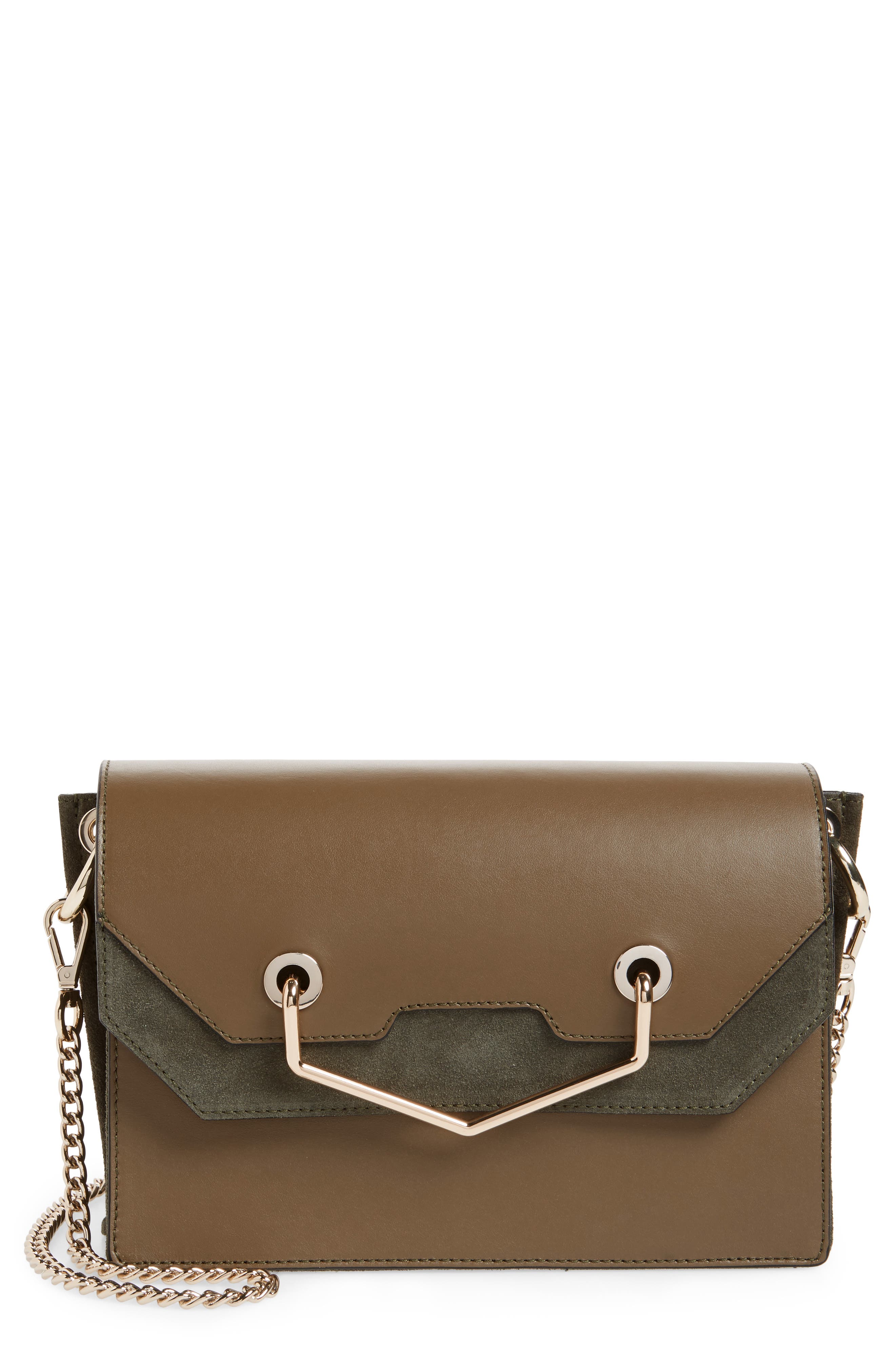 Premium Leather & Suede Soko Shoulder Bag Nordstrom