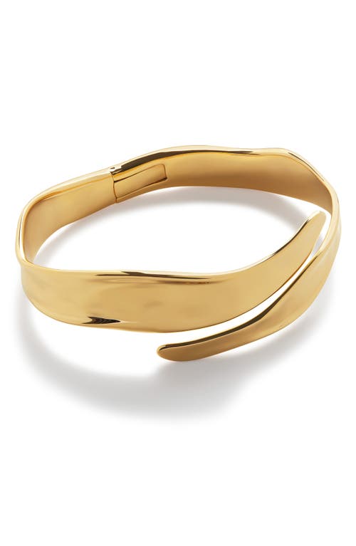 The Wave Cuff Bracelet in 18Ct Gold Vermeil