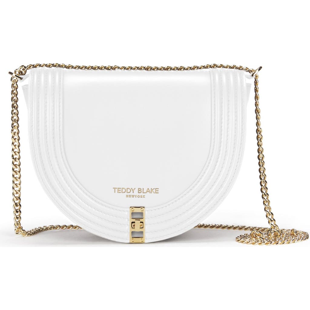Teddy Blake Cleo Vitello 8" In White