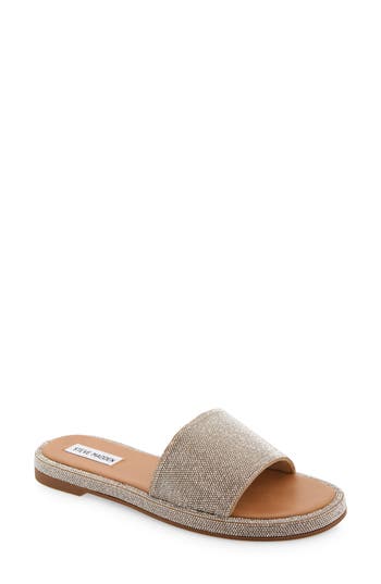 Steve Madden Achieve Rhinestones In Silver