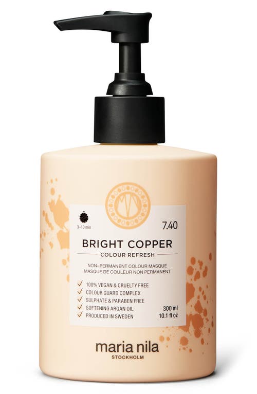 Shop Maria Nila Colour Refresh Hair Mask In Bright Copper