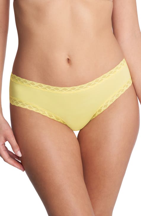 Nylon Bikini Yellow Panties for Women for sale
