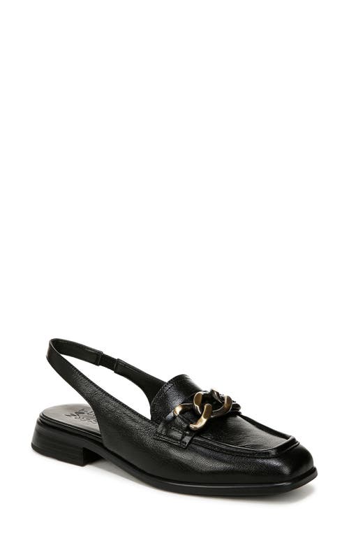 Naturalizer Frances Womens Chain Leather Slingbacks In Black