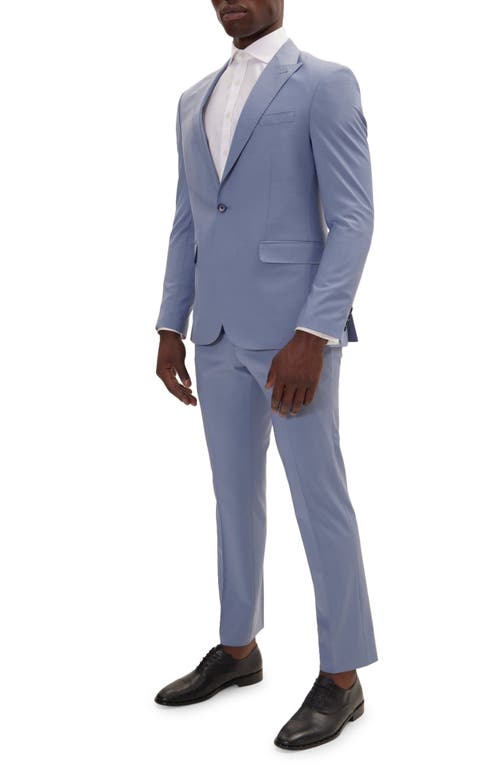 Ron Tomson Super 120s Merino Wool Tuxedo Jacket In Monument
