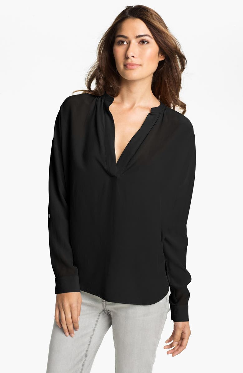 Two by Vince Camuto Split Neck Tunic Blouse | Nordstrom