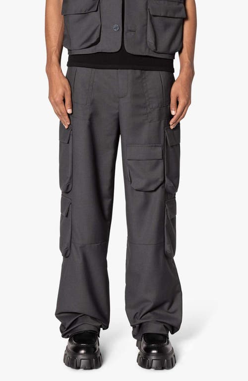 MNML MNML BONDED COTTON GABARDINE CARGO PANTS