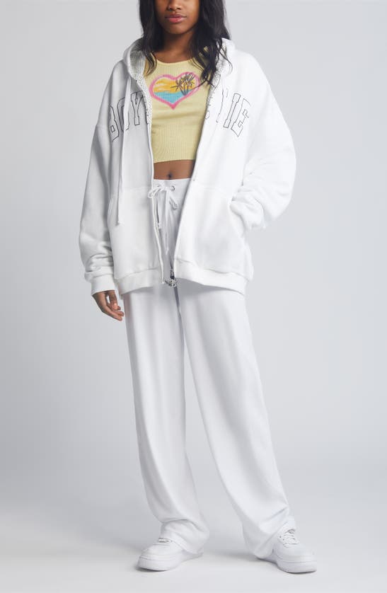 Shop Boys Lie Boardwalk Movie Night Sweatpants In White