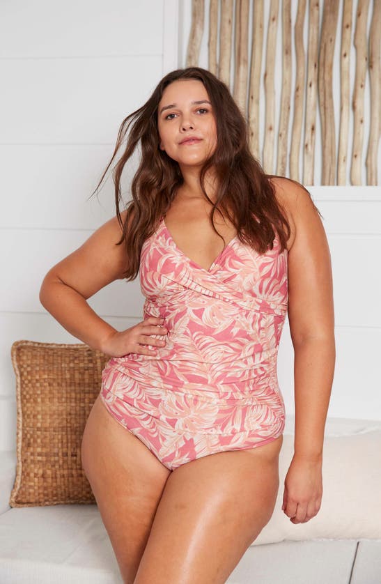 Shop Artesands Delacroix One-piece Swimsuit In Coral