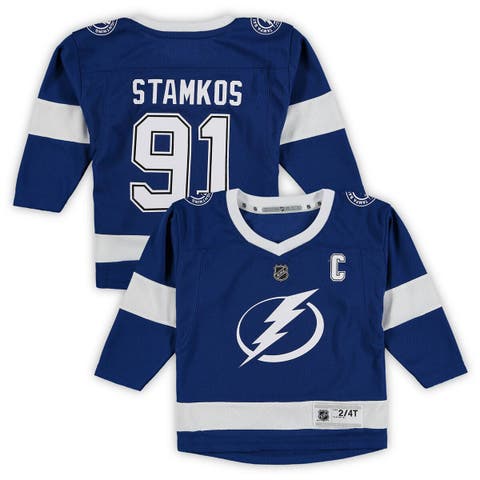 Men's Adidas Steven Stamkos Blue Tampa Bay Lightning Home Primegreen Authentic Pro Player Jersey