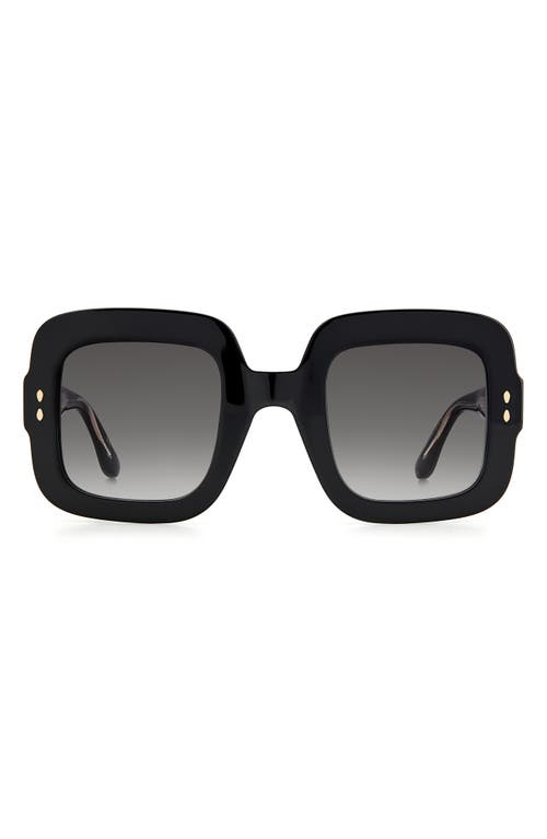 Isabel Marant 49mm Square Sunglasses In Black