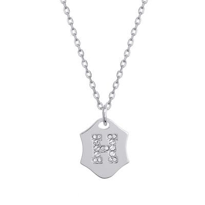 Stella + Ruby Nom De Plume Initial Pendant Necklace