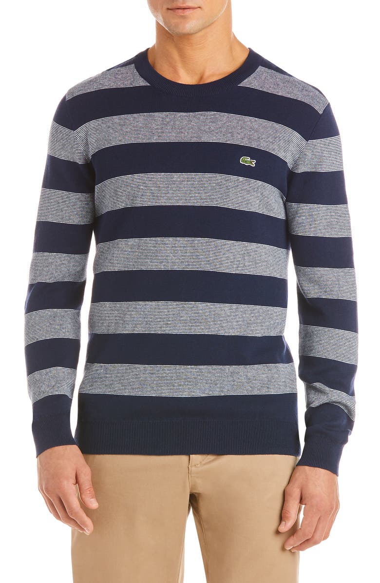 Lacoste Stripe Sweater | Nordstrom