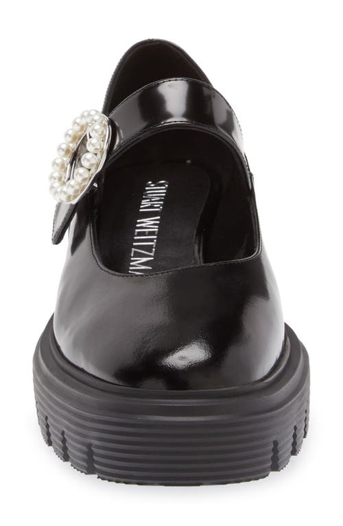 Stuart Weitzman Nolita Platform Mary Jane In Black