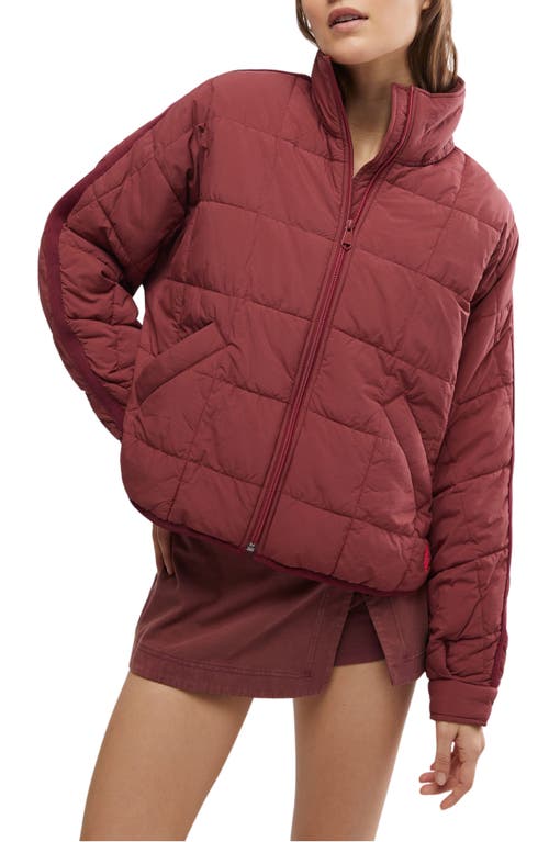 Shop Free People Fp Movement Pippa Packable Puffer Jacket In Sour Cherry