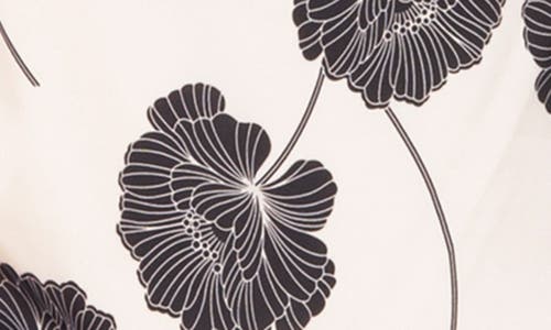 Katie May Melinda Floral Halter Minidress In Black Poppy