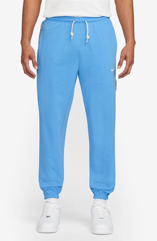 Shop Nike Dri-fit Standard Issue Joggers In University Blue/pale Ivory