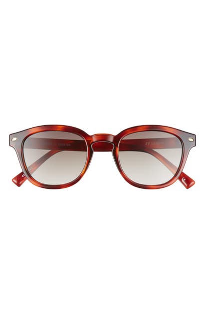 Click to view more detailed imagery on our partner's website Le Specs Conga 49mm Round Sunglasses In Toffee Tortoise/ Khaki
