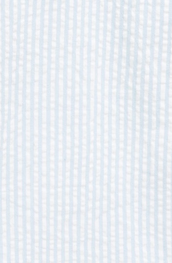 Shop Nordstrom Kids' Stripe Seersucker Shorts In Blue Frozen Pin Stripe