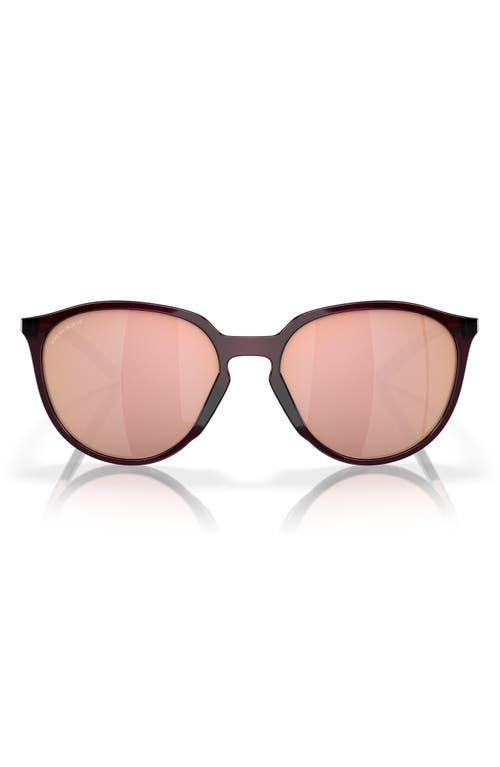 Oakley Sielo 57mm Round Sunglasses in Rose Gold at Nordstrom