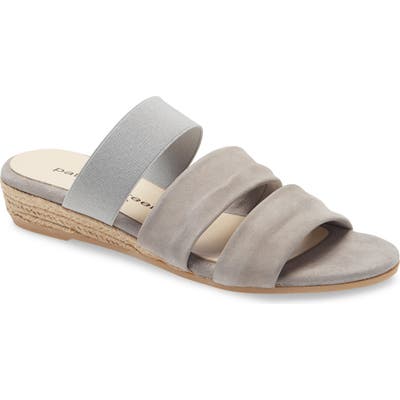 Patricia Green Joanna Wedge Sandal, Grey
