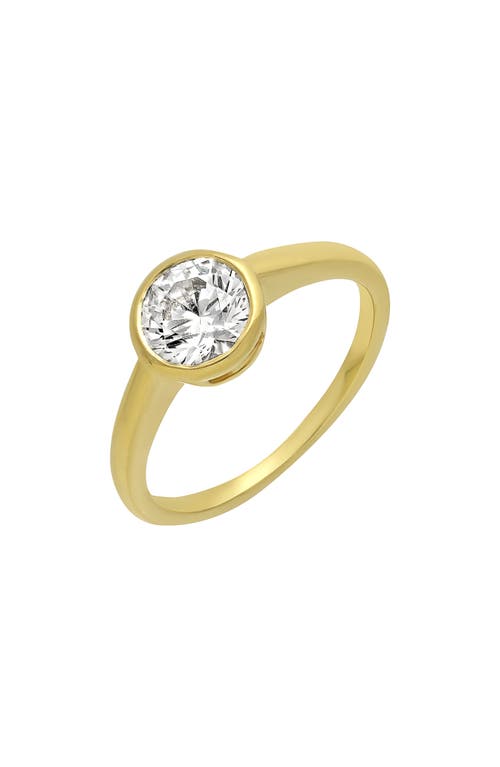 Bony Levy Cubic Zirconia Engagement Ring Setting in Yellow Gold at Nordstrom, Size 6.5