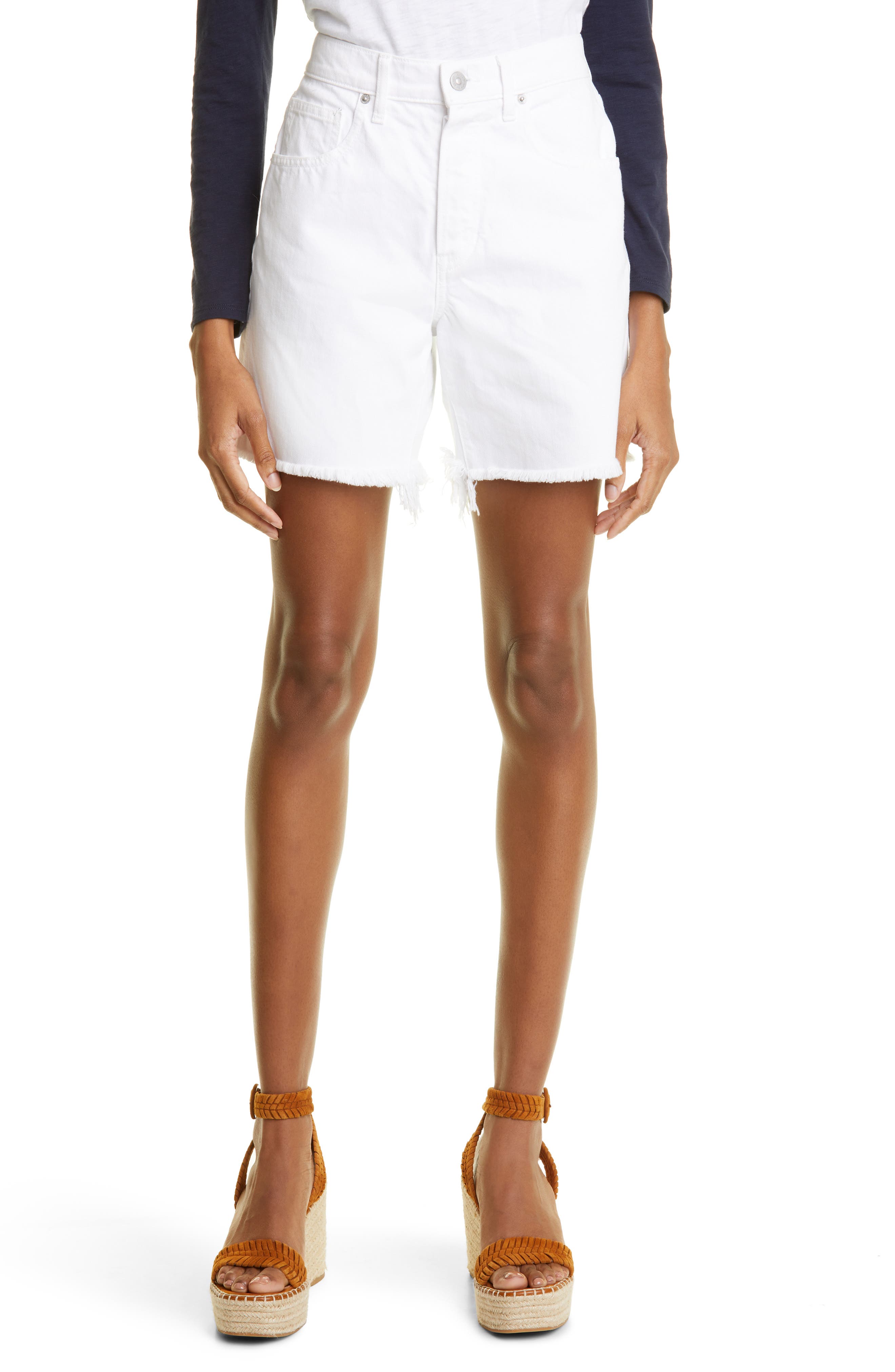Veronica Beard Shiloh Cutoff Denim 