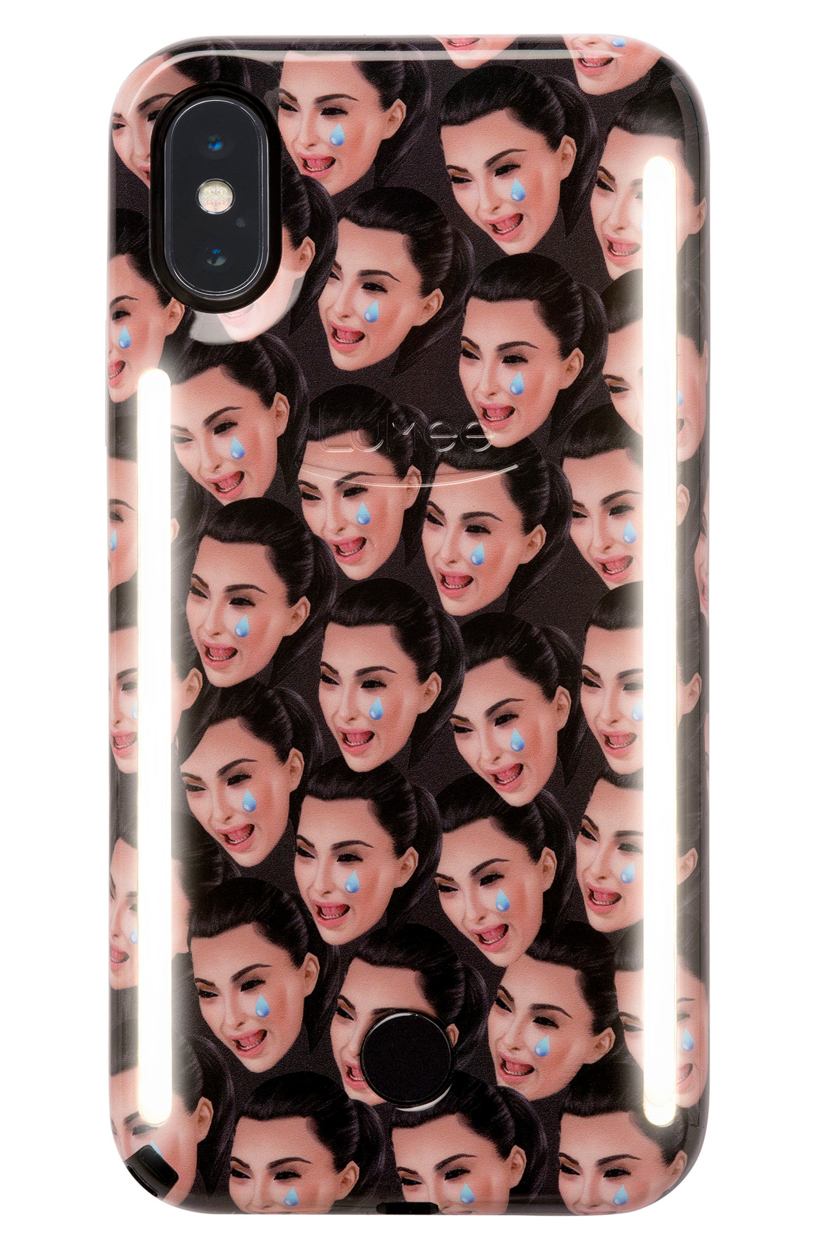 LuMee Kimoji Crying Lighted iPhone 6/7/8 & 6/7/8 Plus Case