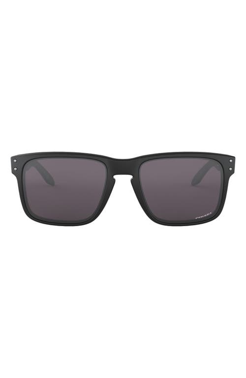 Oakley Holbrook 59mm Keyhole Sunglasses in Black/Prizm Grey at Nordstrom