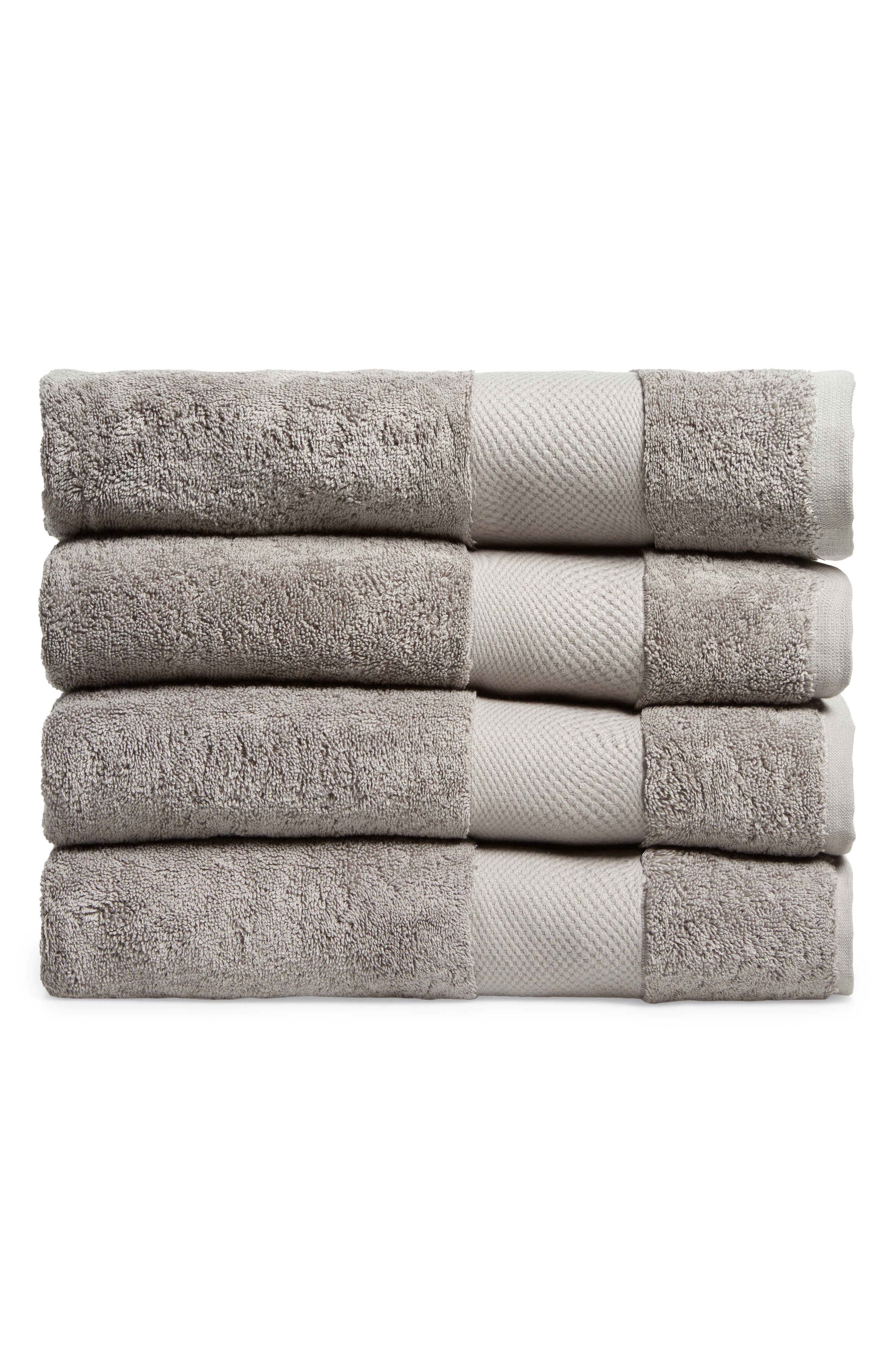 Boll & Branch Set of 4 Plush Organic Cotton Bath Towels Nordstrom