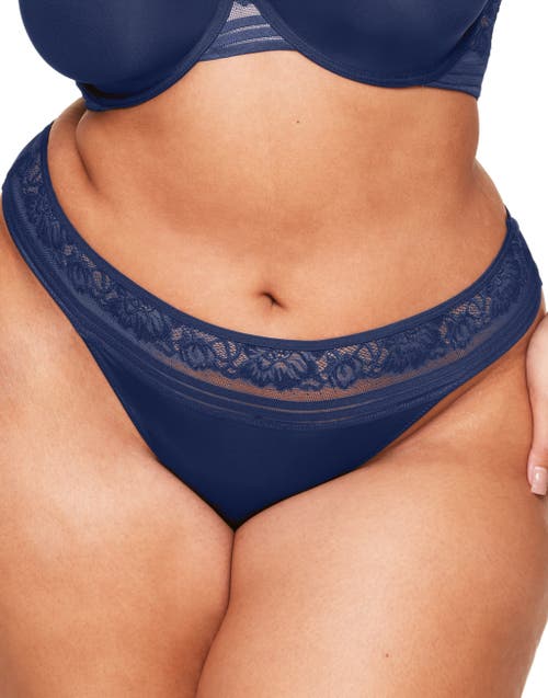 Shop Adore Me Amellia Thong Panties In Dark Blue