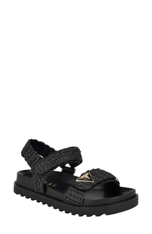 GUESS Fabrica Raffia Sandal at Nordstrom,