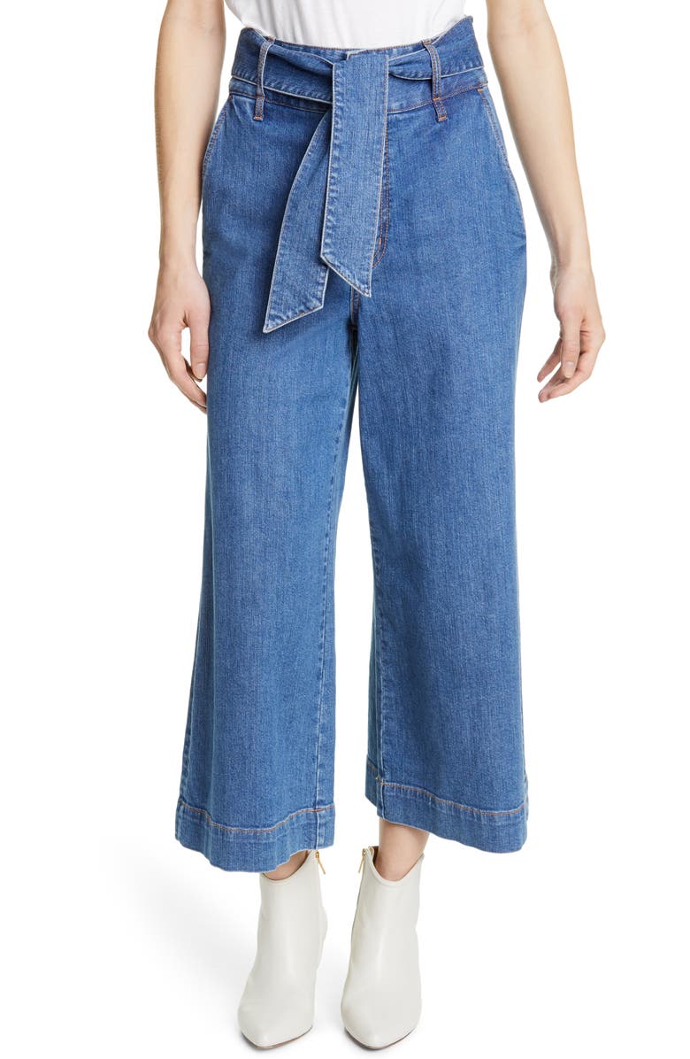 Joie Marylu Wide Leg Crop Jeans (Denim Sky) | Nordstrom