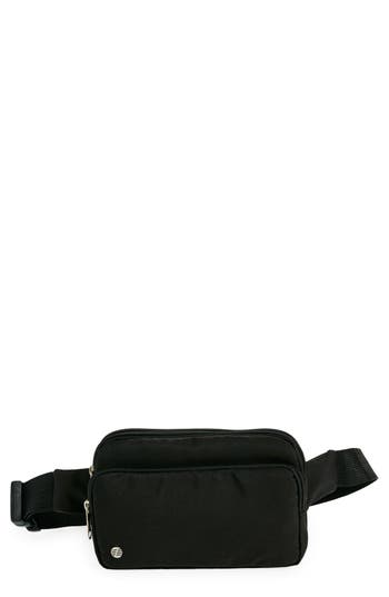 Z By Zella Three Compartment Belt Bag In Black
