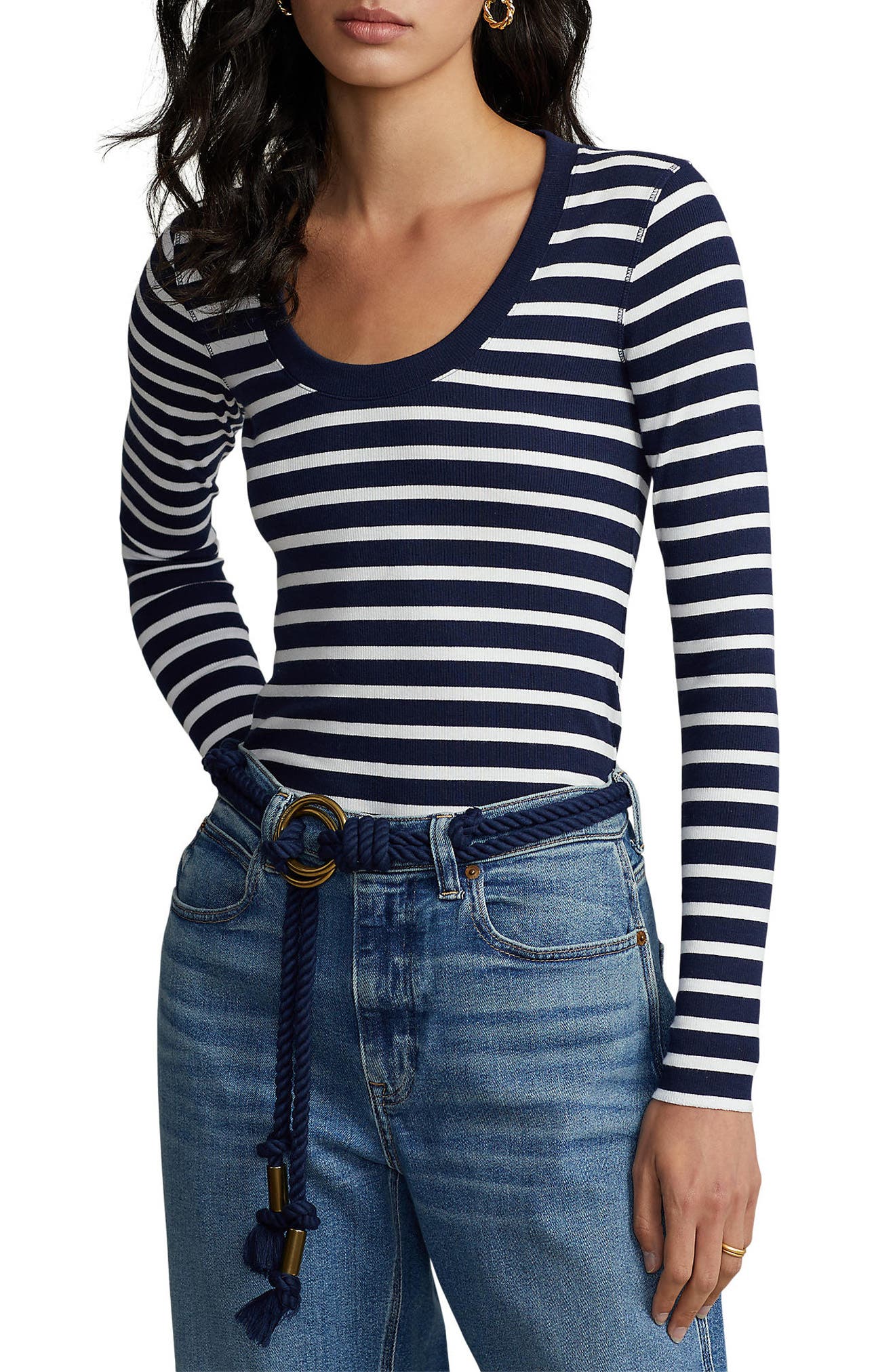 ralph lauren womens cotton tops