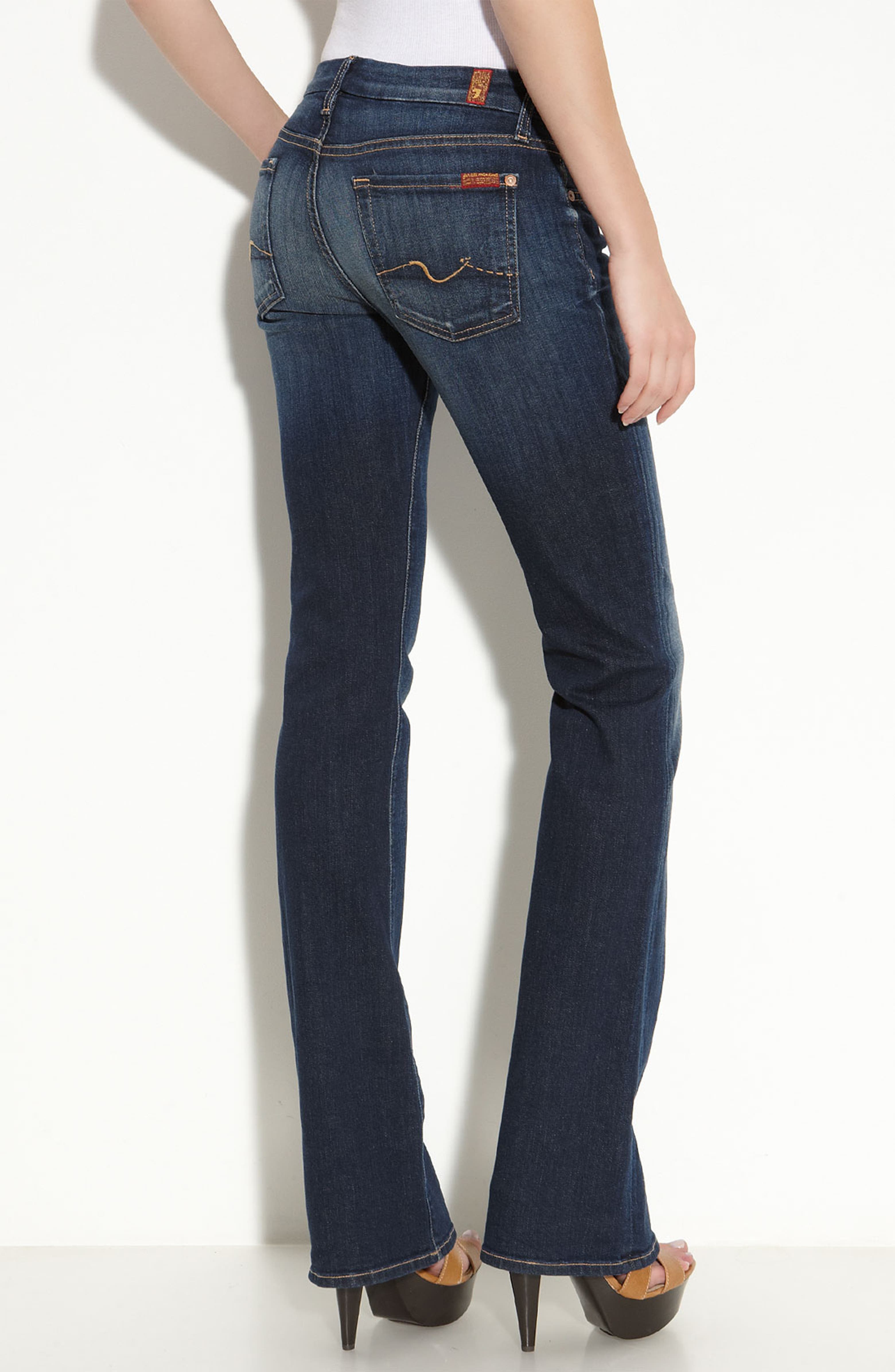 7 For All Mankind® 'Kimmie' Boot-Cut Stretch Denim Jeans (California ...