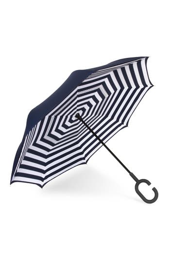 Shedrain Unbelievabrella Reversible Umbrella In Navy/bond Navy