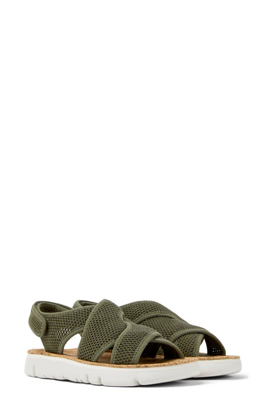 Camper Oruga Sandal In Medium Green