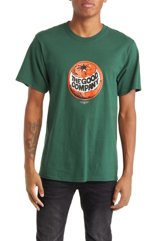 THE GOOD COMPANY Juice Graphic Tee in Green