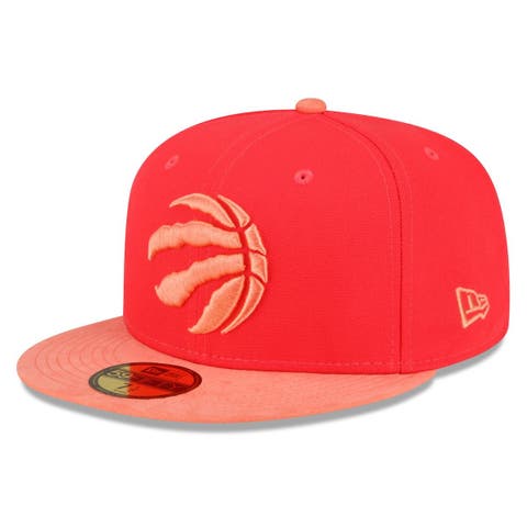 Men's New Era Red Denver Nuggets Team Logoman 59FIFTY Fitted Hat