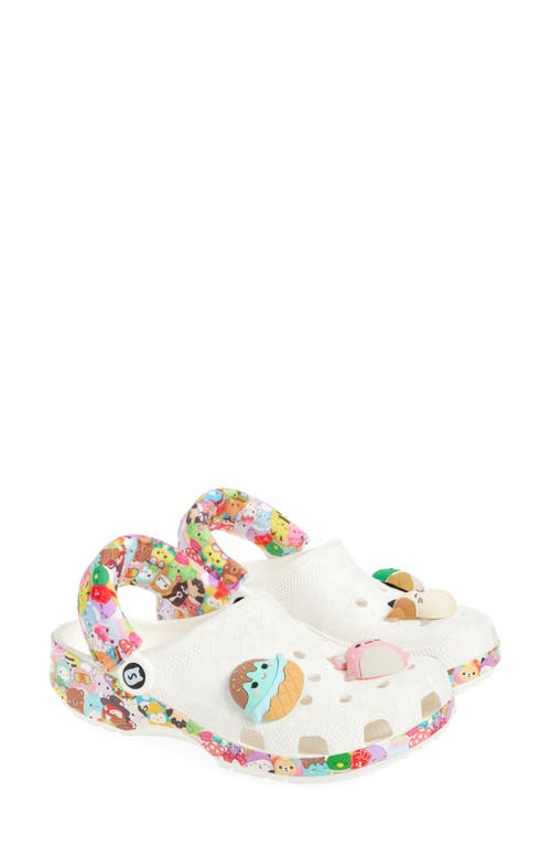 CROCS Squishmallows Classic Clog in White/Multi 