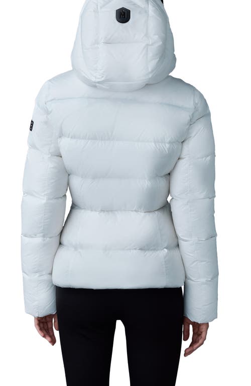 Shop Mackage Madalyn Down Puffer Jacket In White