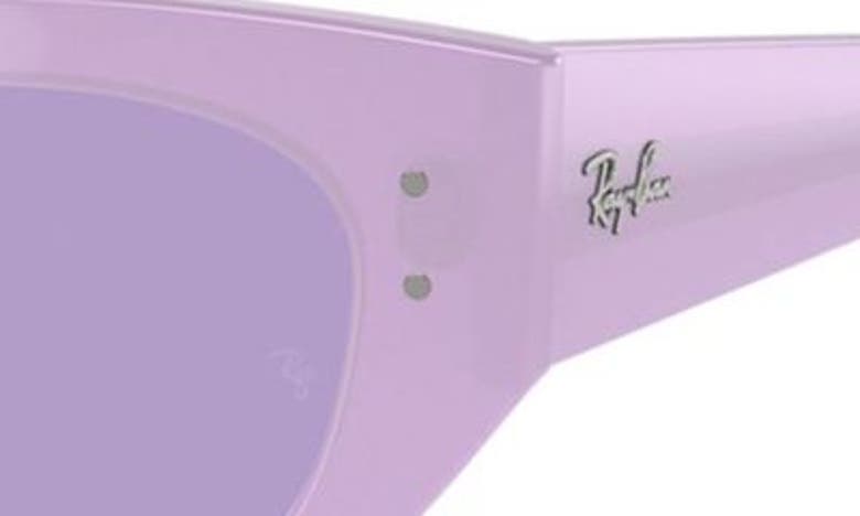 Shop Ray Ban Ray-ban Zena 52mm Geometric Sunglasses In Violet