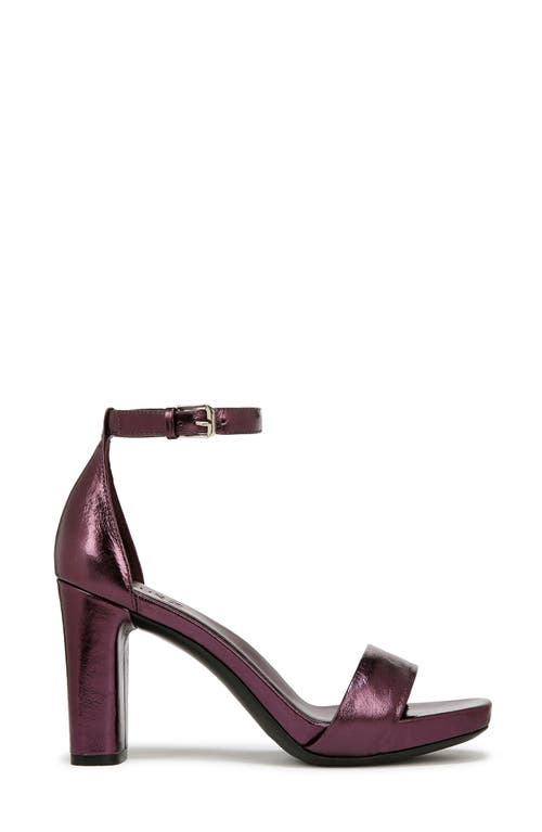 Shop Naturalizer Joy Studded Ankle Strap Sandal In Deep Plum Purple