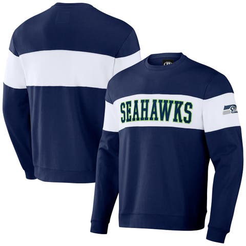 Men's NFL Pro Line by Fanatics Branded Navy/White Seattle Seahawks